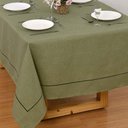 Ver imagem 1 de Toalha de Mesa Retangular 160x320cm Palmier - Catran Olive