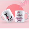 Canecas de Porcelana Personalizadas Alfabeto Evangelico Letra L - 2