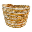 Ver imagem 1 de Cesto Decorativo Fibra Vegetal (bege Amarelo) P