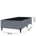 Ver imagem 3 de Base Box Bau Solteiro Itaflex 0,88x1,88x0,44