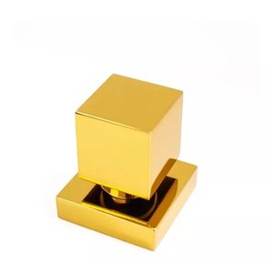 Acabamento para Registro Quadrado 1//2 ou 3/4 Inox Dourado