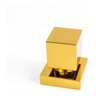 Acabamento para Registro Quadrado 1//2 ou 3/4 Inox Dourado - 4
