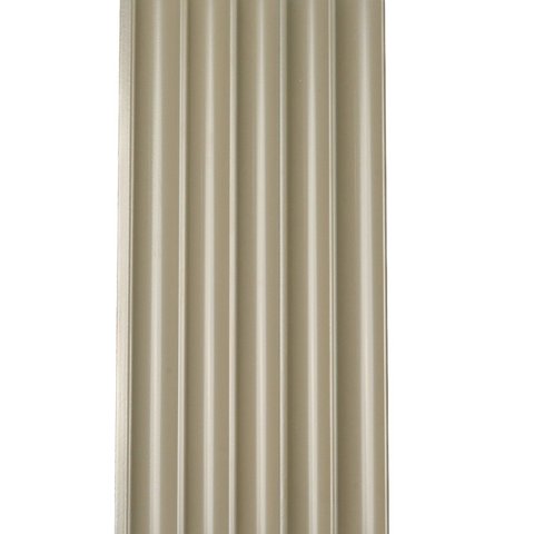 Painel Ripado Ondulado MDF 285cm Bege Graddus