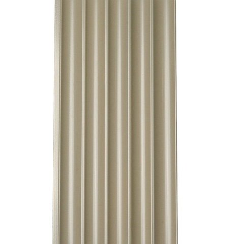 Painel Ripado Ondulado Grey Metro Linear - Barra 2,85m Graddus