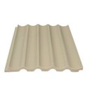 Ver imagem 2 de Painel Ripado Ondulado MDF 285cm Bege