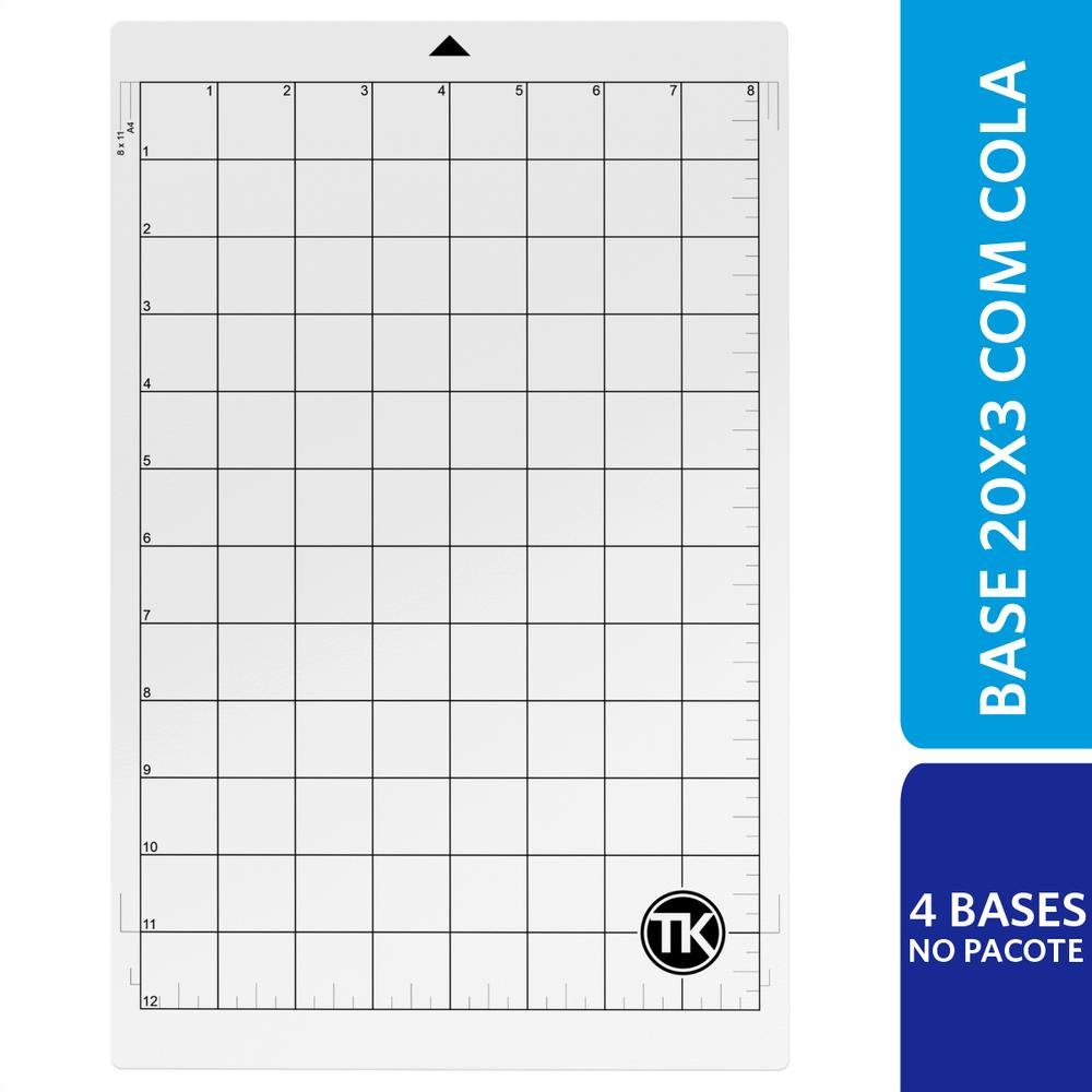 Kit 4 Bases de Corte Silhouette 20x30