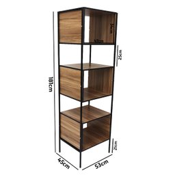 Estante Prateleira Armario Industrial Pi-8 3 Andares - 2