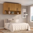 Ver imagem 1 de Módulo Aéreo para Cama Queen Mdf Altezza Trend Belmax:freijó