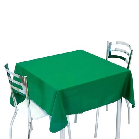 Kit 10 Toalhas de Mesa 4 Lugares 1,40x1,40 Oxford Vermelho
