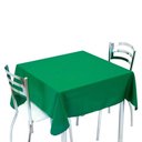 Ver imagem 1 de Kit 10 Toalhas de Mesa 4 Lugares 1,40x1,40 Oxford Vermelho