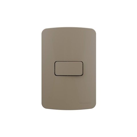 Interruptor Paralelo Margirius B3 Colors 10a com Placa 4x2 Argila