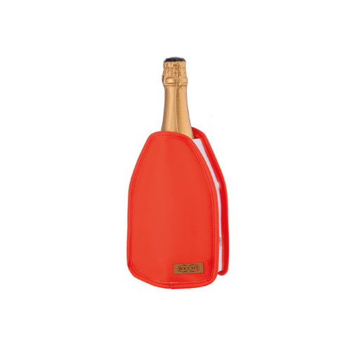 Cooler Térmico para Garrafa de Espumante Champagne Bolsa Gel Cor:laranja