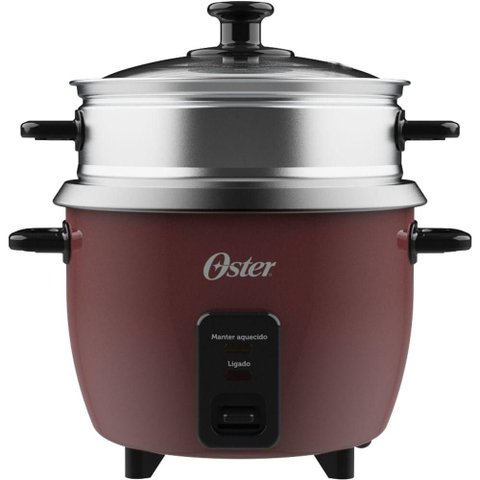Panela Elétrica de Arroz 1L Oster Bordô 110V