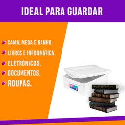 Caixa Plástica Organizadora 13,5 Litros Ordene Caixa Organizadora - 3 Caixa Plástica Organizadora 13,5 Litros Ordene Caixa Organizadora - 3