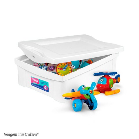 Caixa Plástica Organizadora 13,5 Litros Ordene Caixa Organizadora