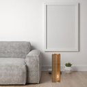 Ver imagem 2 de Abajur Grande de Chão TORRE -:MDF CRU/Kit com 2 - 60x20cm e 70x20cm