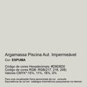 Ver imagem 2 de Argamassa Piscina Aut. Impermeável Cor Espuma 1kg