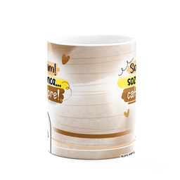 Caneca Flork Divertida - Solteiro Sim, Sozinho Nunca! Branca - 3