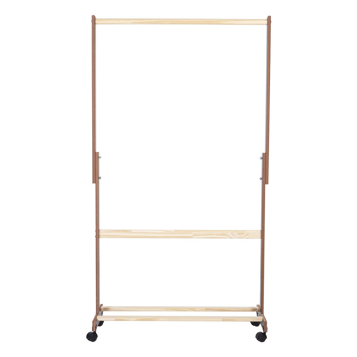 Kit Sapateira Pinus e MDF Preto com Arara Organizador Roupas - 9