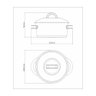 Caçarola Tramontina Solar Funda em Aço Inox Fundo Triplo com Tampa e Alças 24 Cm 6,1 L - 4