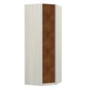 Ver imagem 1 de Guarda Roupa Modulado Canto Obliquo 1 Porta 1 Cabideiro 6 Prateleiras Prime Luciane Móveis