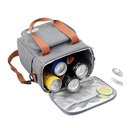 Ver imagem 2 de Bolsa Térmica Lancheira Alça Transversal Multiuso Moderna Reforçada Fitness Academia Trabalho