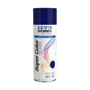 Tinta spray uso geral azul escuro 350ml 250g - tekbond - 2