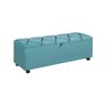 Recamier Cama 85cm Alto Padrão Azul Turquesa - 1