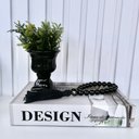 Ver imagem 4 de Livro Porta Objetos, Vaso Taça Preto e Enfeite Colar de Mesa