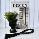 Ver imagem 2 de Livro Porta Objetos, Vaso Taça Preto e Enfeite Colar de Mesa