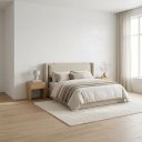 Ver imagem 2 de Cabeceira para Quarto de Casal Estofada Queen Off White 188cm Linha Premium