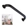 Alça de Apoio Barra Inox 40cm Preto Fosco Cadeirante Deficiente Acessibilidade - 1