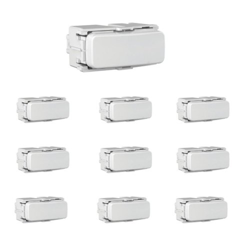 Kit C/10 Modulos Interruptor Simples 10a 250v Weg Composé