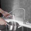 Ver imagem 4 de Torneira Cozinha Gourmet Monocomando Extensível Bancada Aço Inox