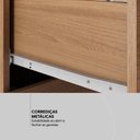 Ver imagem 6 de Guarda Roupa Casal 6 Portas com Espelho e 4 Gavetas Guarujá - Amêndola Touch