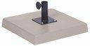 Ver imagem 2 de Ombrelone Leblon Creme em Madeira 2,40 Mt (larg) Base 49x49 Cm Central com Tecido Bagun - 44274