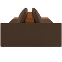 Ver imagem 6 de Sofá Ilha Modular para Sala 342cm com Puff Dublin K01 Veludo Marrom Sintético Caramelo - Lyam Decor