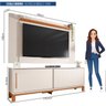 Rack com Painel para Tv 65 Polegadas Ripado Mondrian - 3
