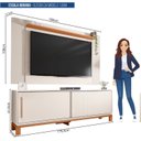 Ver imagem 3 de Rack com Painel Ripado para TV até 65 Polegadas 180cmx108cm Mondrian
