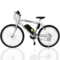 Bicicleta Elétrica Teccity 10 Ah Motor Traseiro 350W:Branco - 2