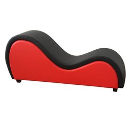 Sofá Poltrona Decorativa Tantra Design Americano Preto Vermelho - 3