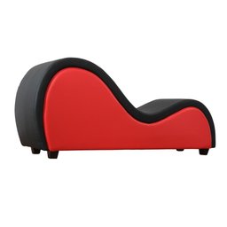 Sofá Poltrona Decorativa Tantra Design Americano Preto Vermelho - 4