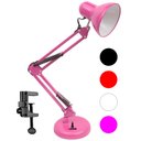 Ver imagem 2 de Luminária Pixar Lorben Abajur de Mesa Articulada com Garra e Base Rosa