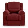 Poltrona do Papai Reclinável Pietra Elétrica Led Fh9 Veludo Vermelho - Mpozenato - 1
