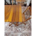 Ver mais imagens de Conjunto de Mesa com 4 cadeiras cor CEREJEIRA Marcenaria Aliberti 01
