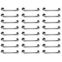 Ver imagem 1 de Barra de Apoio 50cm Inox Kit 24 Unidades Deficiente Idoso Acessibilidade Banheiro Box Segurança Corr