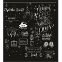 Ver imagem 5 de Papel De Parede Cozinha Lavável Vinílico - CASUAL PRETO E BRANCO Casa Harmonia ROLO 100X200