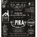 Ver imagem 4 de Papel De Parede Cozinha Lavável Vinílico - CASUAL PRETO E BRANCO Casa Harmonia ROLO 100X200