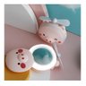 Mini Ventilador Espelho Porquinho pra Maquiagem Portátil Usb - 5