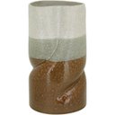 Ver imagem 1 de Vaso Decorativo Enfeite Casa Cerâmica 28x16x16cm Marrom